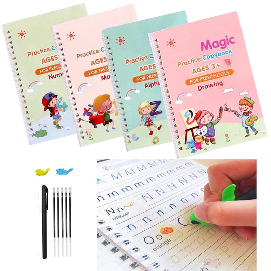 Cuaderno Mágico de Escritura y Dibujo para Niños